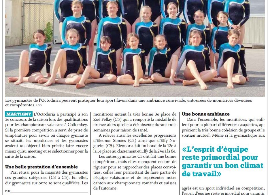 Article de la gazette du 20 mai 2022
